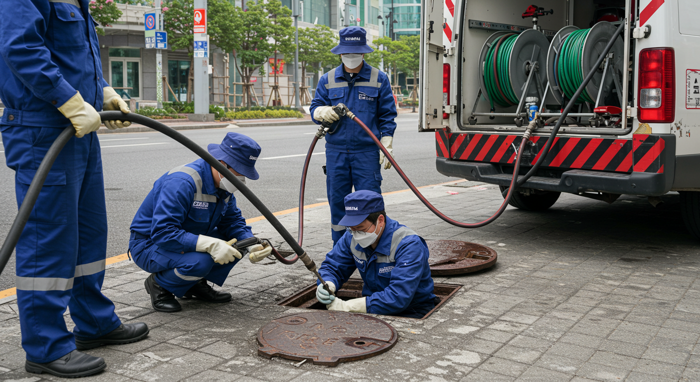 분당 하수구막힘 고압