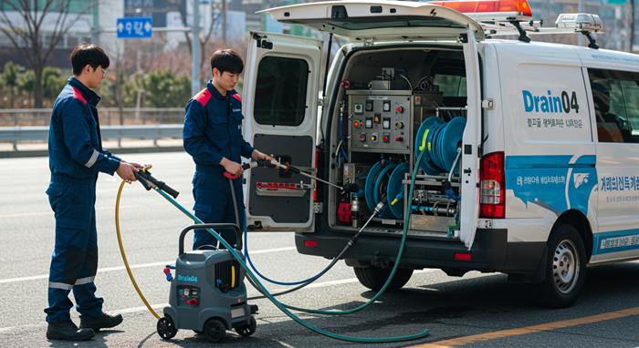 분당구 하수구막힘 고압세척