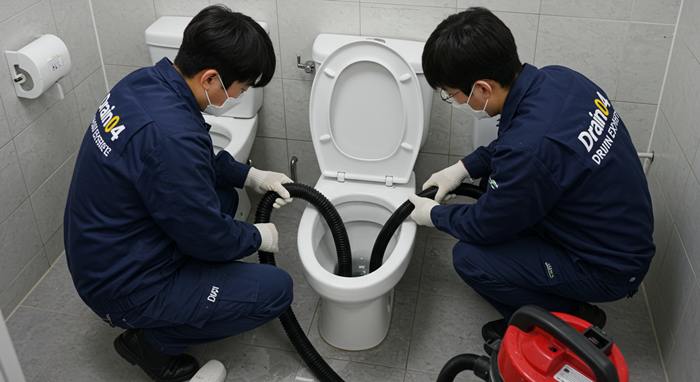 하산운동 변기 막힘 뚫는 속이 뻥 뚫리는 기분입니다