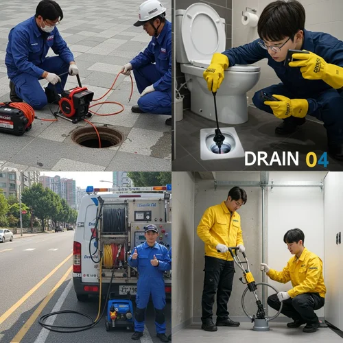 삼평동 하수구막힘 업체 하수구 해결사가 왔어요