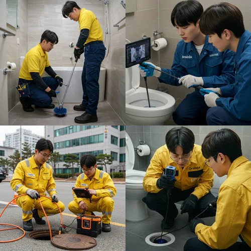 분당 고압세척 하수구 답답함 제로 만들어 드려요