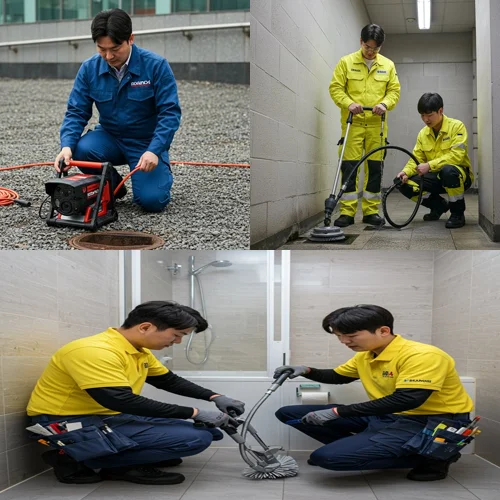 분당 고압세척 하수구 답답함 제로 만들어 드려요