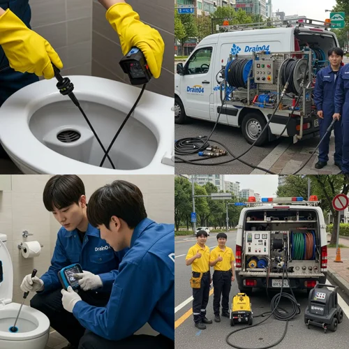 정자동 하수구 뚫음 배수구 묵은 때까지 싹 제거