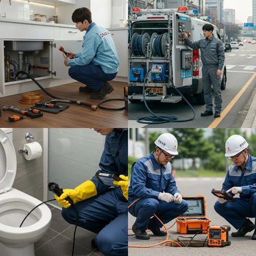 삼평동 싱크대막힘 역류 후련하게 뚫어 드릴게요