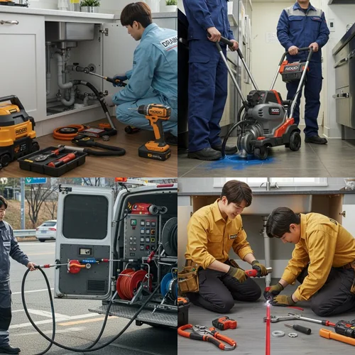 정자동 하수구 뚫음 배수구 묵은 때까지 싹 제거