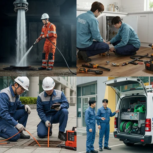 동원동 하수구 뚫음 배수구 막힘 문제 저희에게