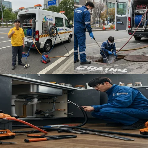 궁내동 싱크대막힘 역류 꽉 막힌 운까지 뚫어
