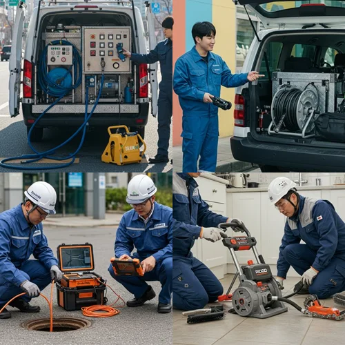 분당구 고압세척 하수구 막힘의 끝판왕이 해결