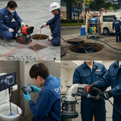 분당구 고압세척 하수구 막힘의 끝판왕이 해결