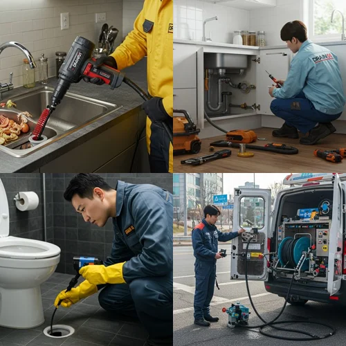 판교동 싱크대막힘 역류 답답함 제로 만들어 드려요