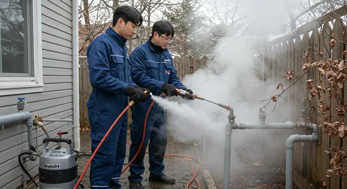 금곡동 수도관 동방 하수구 해빙과 통수 한 번에 해결