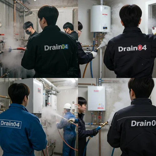 분당 언수도 녹임 하수구 꽁꽁 언 수도 하수구 해결