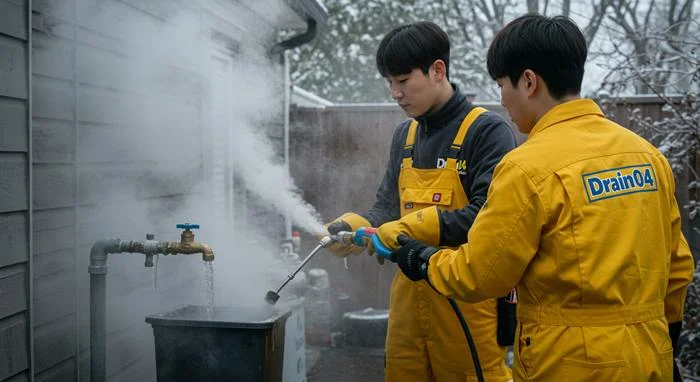 분당동 해빙 하수도 배관 업체 동파 피해 완벽하게 복구