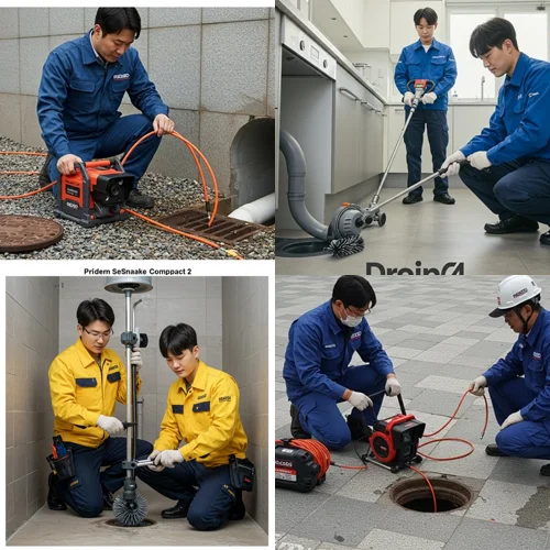 하산운동 하수구 뚫음 배수구 시원한 물줄기 보장