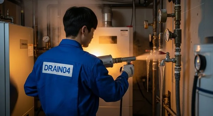 이매동 수도관 동파 하수구 꽁꽁 언 배수관 시원하게