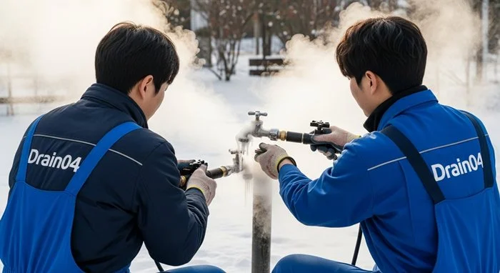 분당구 언수도 녹임 하수구 언 수도 녹여 하수구 뚫어