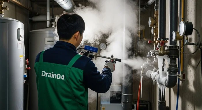 삼평동 수도 동파 녹임 해빙 배관 속까지 시원하게 해빙