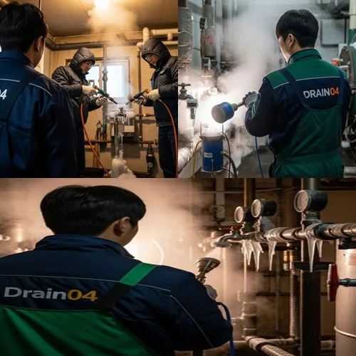 동원동 수도관 동파 하수구 겨울철 하수구 지킴이