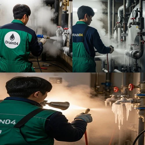 분당 수도 얼었을때 수도 동파 신속하게 녹여