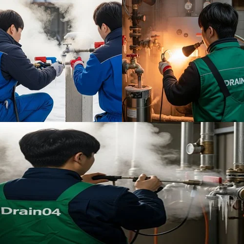 분당 수도 얼었을때 수도 동파 신속하게 녹여