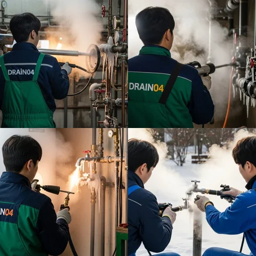 분당 수도 얼었을때 수도 동파 신속하게 녹여