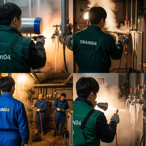 분당 수도 얼었을때 수도 동파 신속하게 녹여