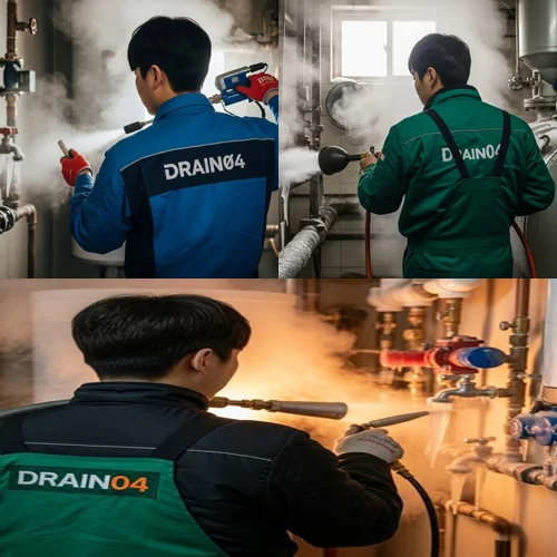 정자동 언 수도 녹임 해빙 업체 하수구 막힘 동파 해결사