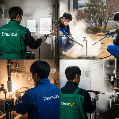 분당구 해빙 하수도 배관 업체 꽁꽁 언 배관을 녹여드립니다