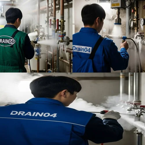 수내동 수도관 동파 하수구 녹여서 불편함 없이 사용