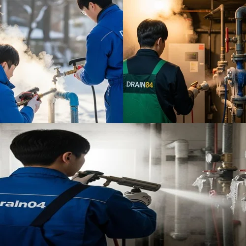 운중동 해빙 하수도 배관 업체 녹임 기술 끝판왕이 해결