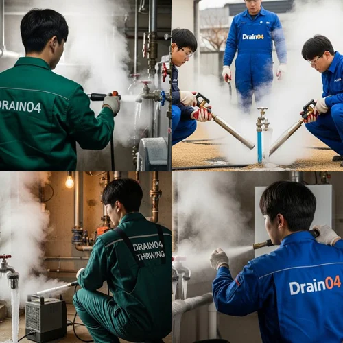 이매동 수도 동파 녹임 해빙 완벽하게 녹여드립니다