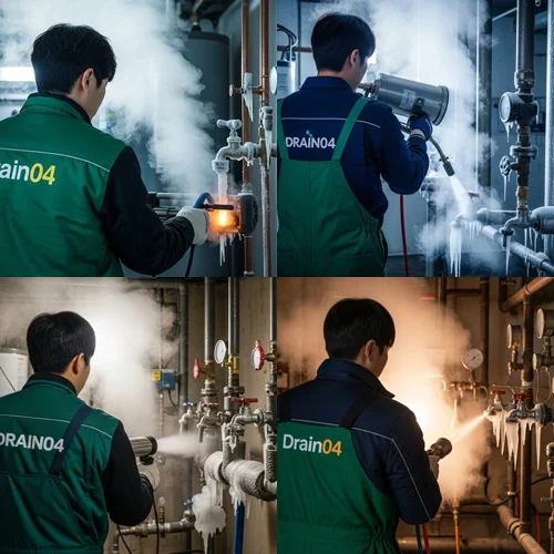 동원동 수도 동파 녹임 해빙 녹임부터 통수까지 완벽