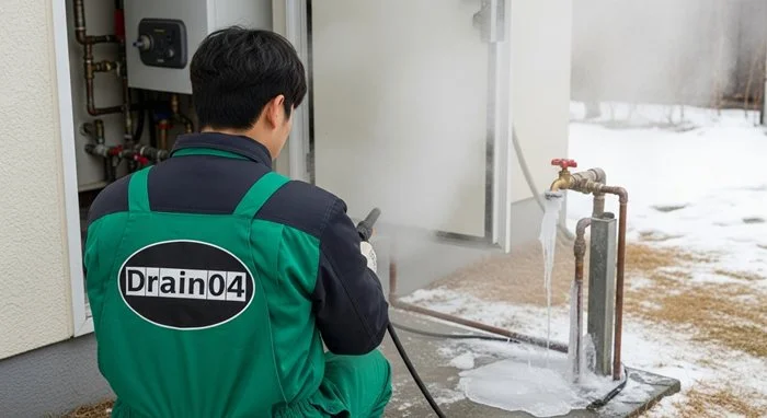 석운동 수도 동파 녹임 해빙 녹여서 새 배관처럼 통수