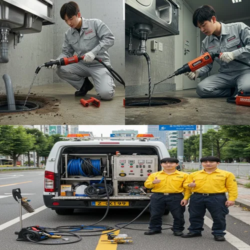 분당 고압세척 하수구 신속한 출동으로 해결