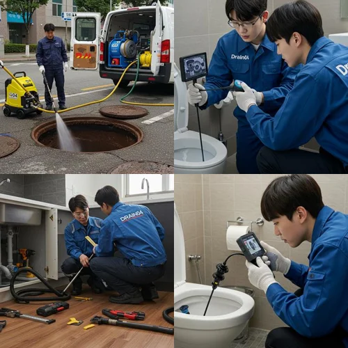 분당 4시 출동 운중동 싱크대막힘 역류