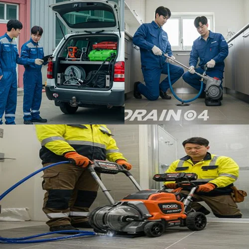 분당 하수구 막힘, 꽉 막힌 하수도 때문에 수내동 상가 긴급 출동!