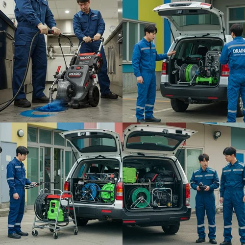 분당동 싱크대 막힘 배수구, 빌라 반지하 주방 역류 속 시원히 해결!