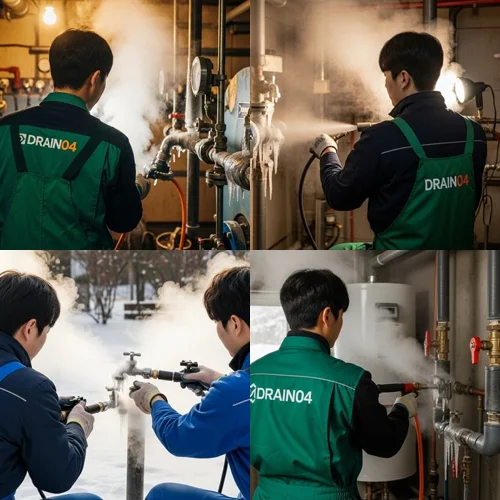 야탑동 언 수도 녹임 해빙 업체 시원한 물이 흐르게 해드립니다