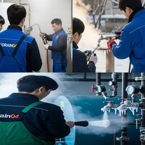 이매동 해빙 하수도 배관 업체 동파 문제 바로 해결해요