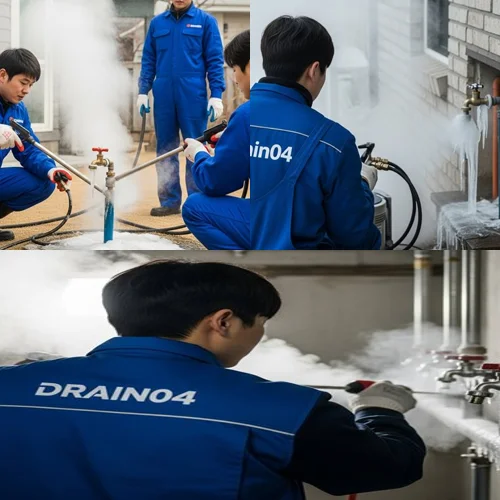 궁내동 해빙 하수도 배관 업체 녹여서 통수 확실 보장