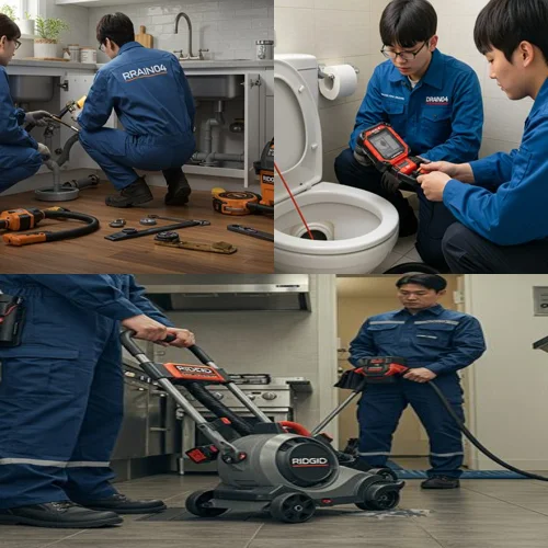 분당동 변기 막힘 수리, 빌라 반지하 화장실 역류 속 시원히 해결! (굿)
