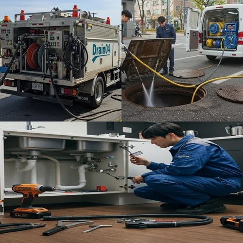 분당동 변기 막힘 수리, 빌라 반지하 화장실 역류 속 시원히 해결! (굿)