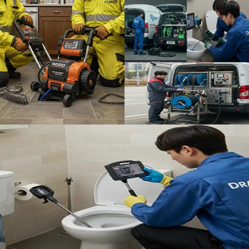 삼평동 변기 막힘 수리, 판교 테크노밸리 화장실 기름때 제거 완료 후기!