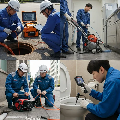삼평동 변기 막힘 수리, 판교 테크노밸리 화장실 기름때 제거 완료 후기!