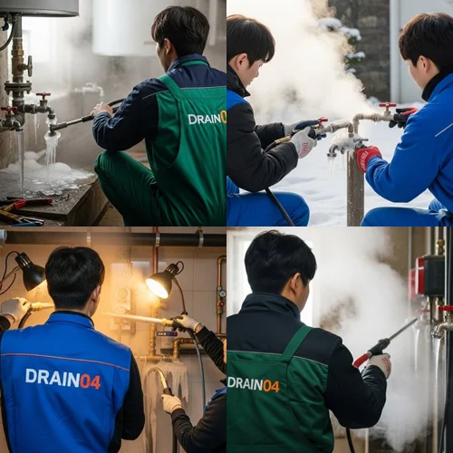 석운동 언 수도 녹임 해빙 업체 녹임으로 쾌적한 환경을