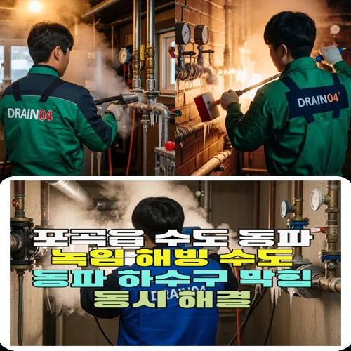 분당 수도 얼었을때 겨울철 동파 긴급 해결