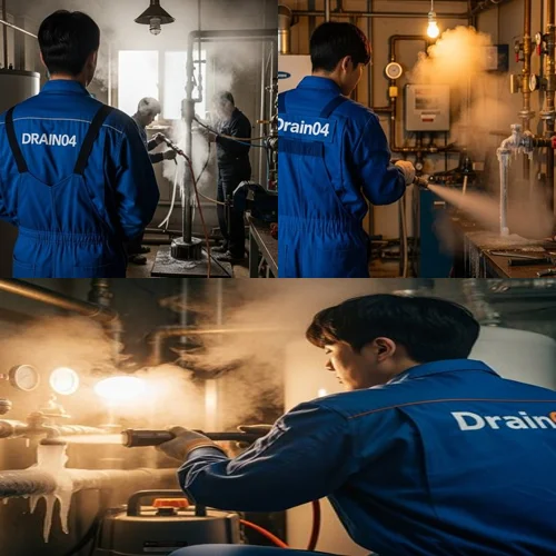 분당 수도관 동파 하수구 하수구 해빙 전문가가 왔어요