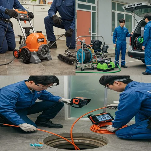 백현동 하수구 막힘 업체 판교 카페거리 상가 기름때 제거 드디어 뚫었어요 (감동)