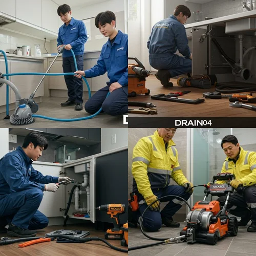 구미동 싱크대 막힘 배수구 오리역 근처 빌라 주방 막힘 완벽 해결 (후기)