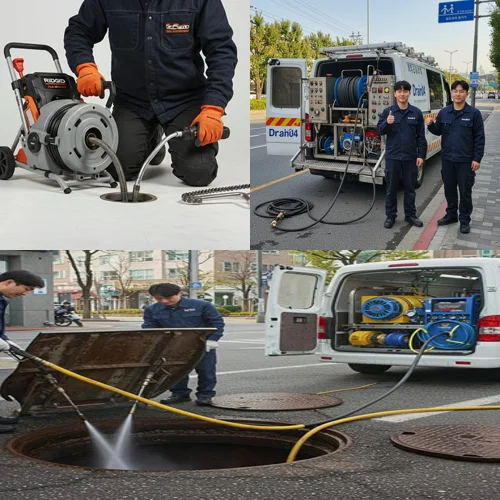 분당동 하수구 뚫음 하수도 빌라 반지하 역류 해결 후기